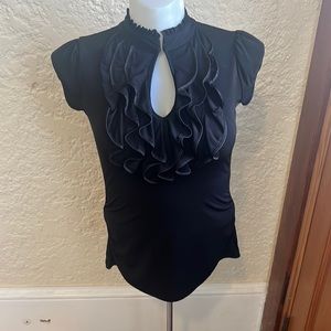 Formal black blouse